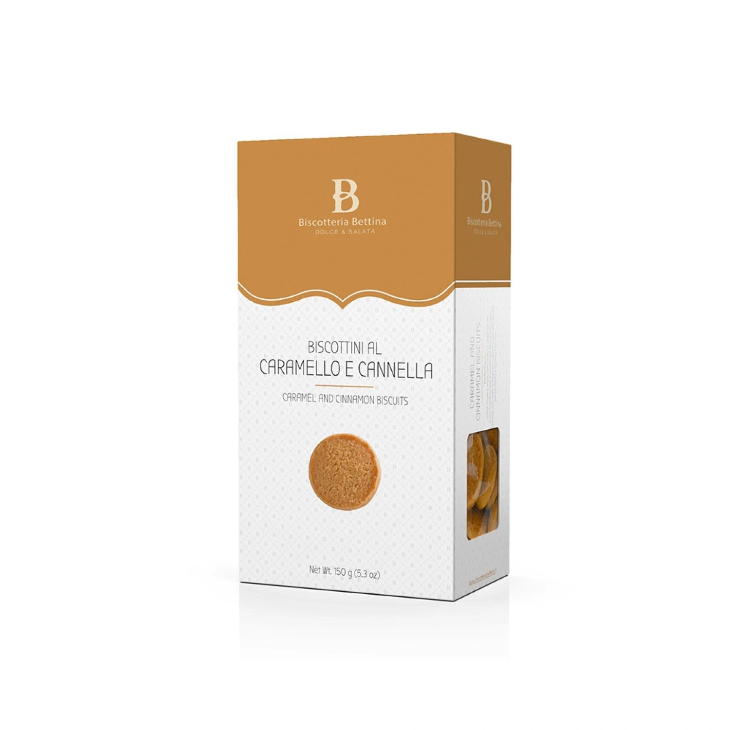 Biscotti al Caramello e Cannella - Bettina 150 g Biscotti al Caramello e Cannella - Bettina 150 g