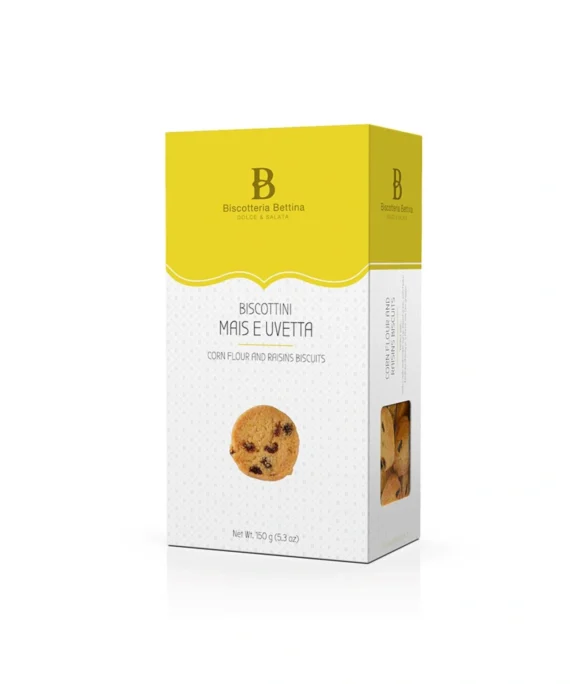 Biscotti con Mais e Uvetta - Bettina 150 g