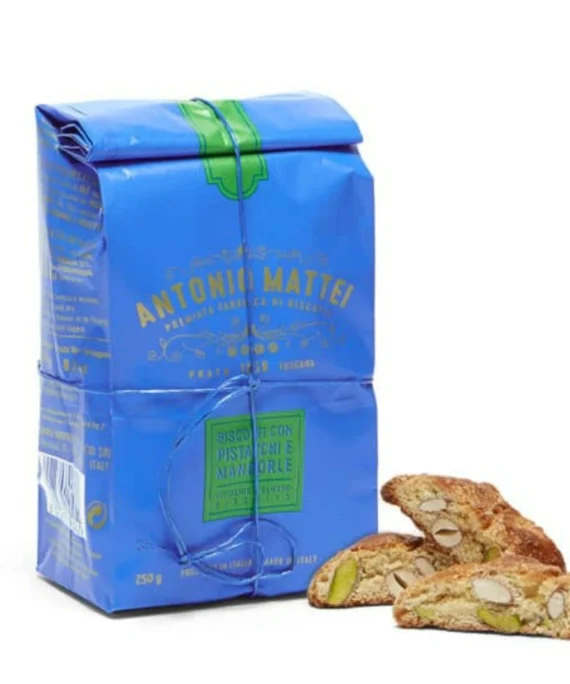 Biscotti Cantucci con Pistacchi e Mandorle - Mattei 250 g