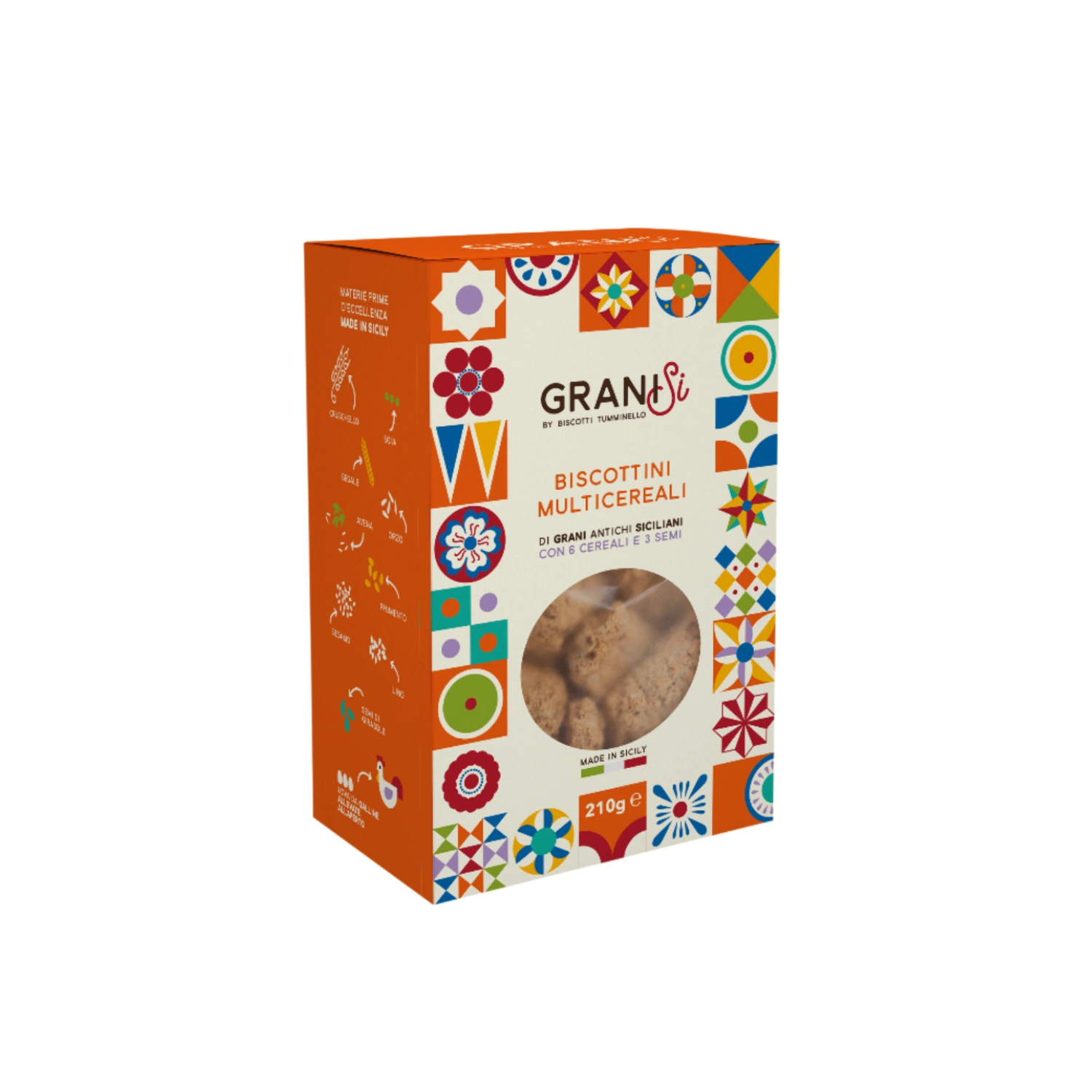 Biscottini Multicereali - Tumminello 210 g Biscottini Multicereali - Tumminello 210 g