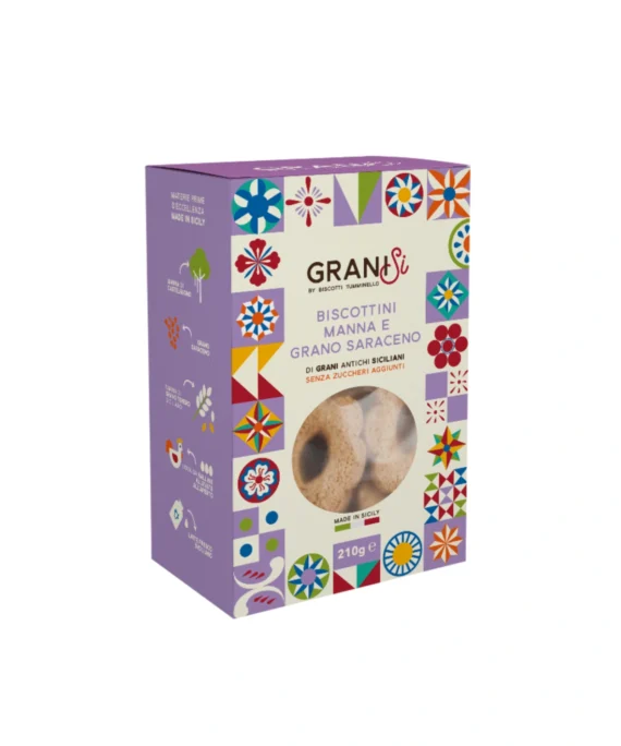 Biscottini Manna e Grano Saraceno - Tumminello 210 g