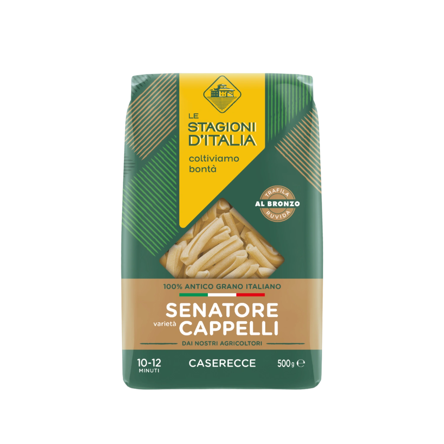 Caserecce Varietà Cappelli - Le Stagioni d'Italia 500 g Caserecce Varietà Cappelli - Le Stagioni d'Italia 500 g