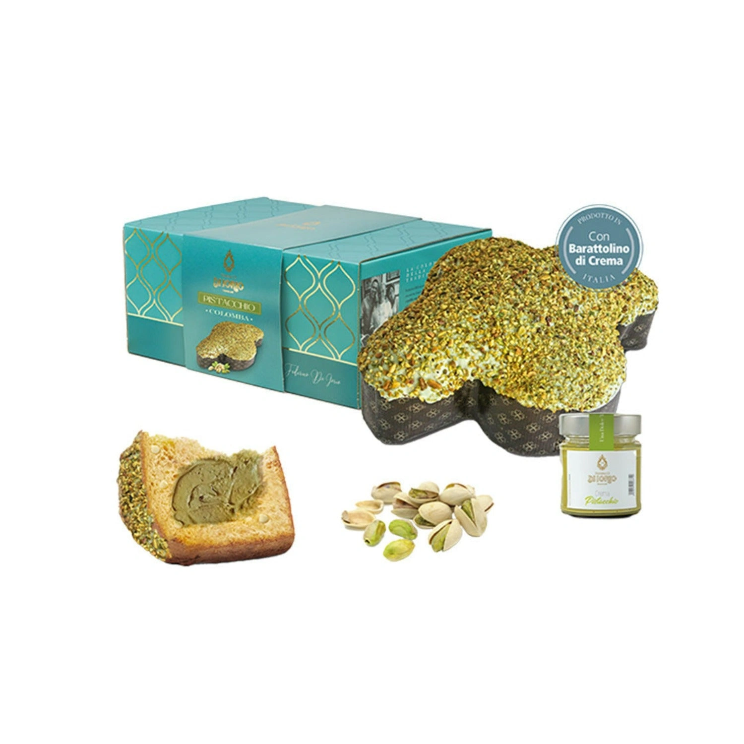 Colomba Pandorata al Pistacchio - Di Iorio 1 Kg Colomba Pandorata al Pistacchio - Di Iorio 1 Kg