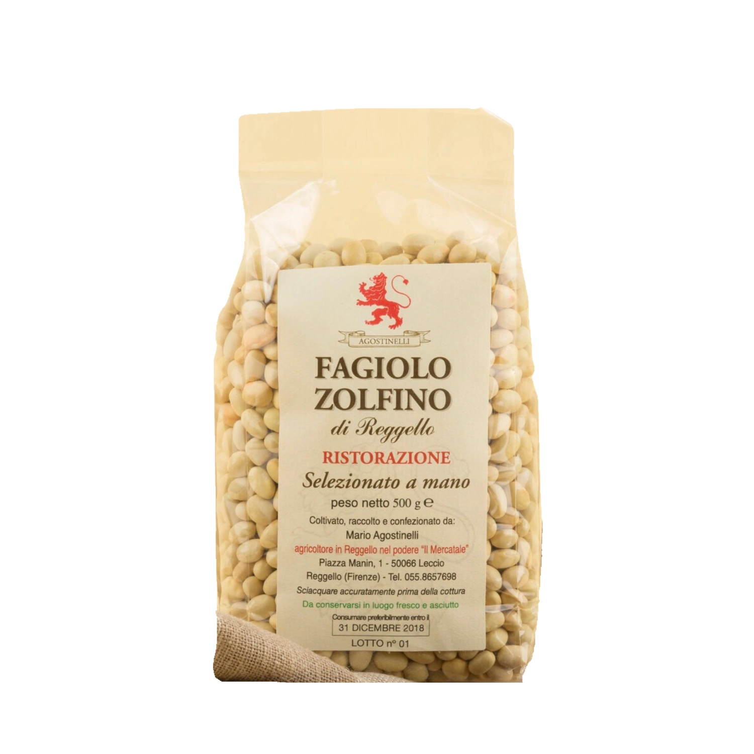 Fagiolo Zolfino di Reggello - Agostinelli 500 g Fagiolo Zolfino di Reggello - Agostinelli 500 g