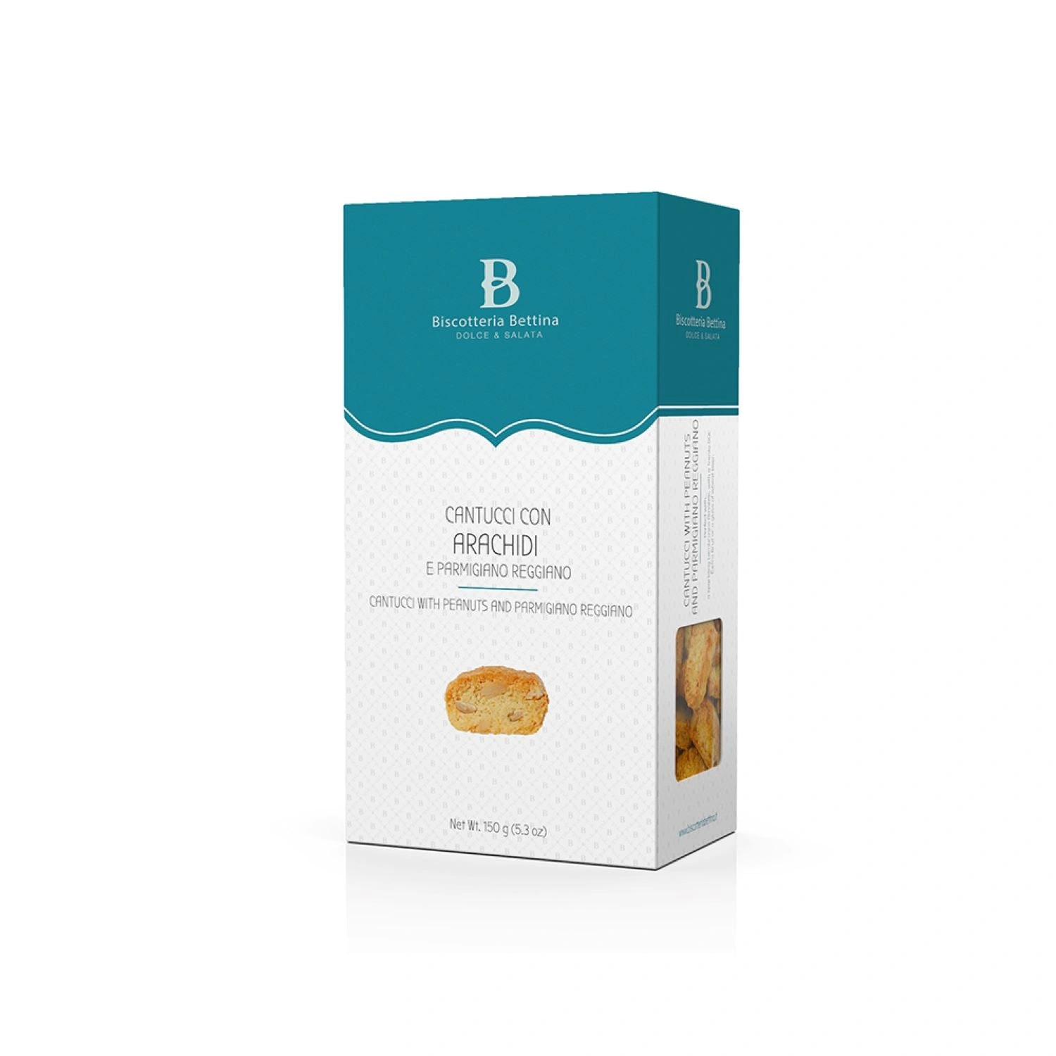 Cantucci alle Arachidi e Parmigiano Reggiano - Bettina 150 g Cantucci alle Arachidi e Parmigiano Reggiano - Bettina 150 g