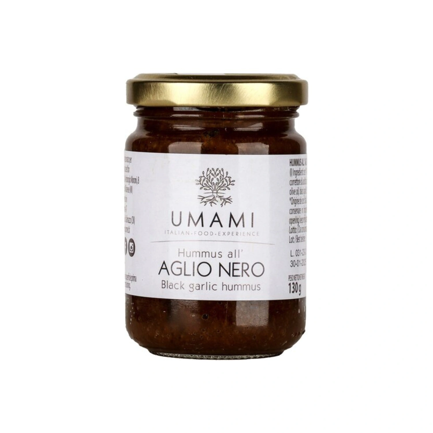 Hummus all'Aglio Nero - Umami 130 g Hummus all'Aglio Nero - Umami 130 g