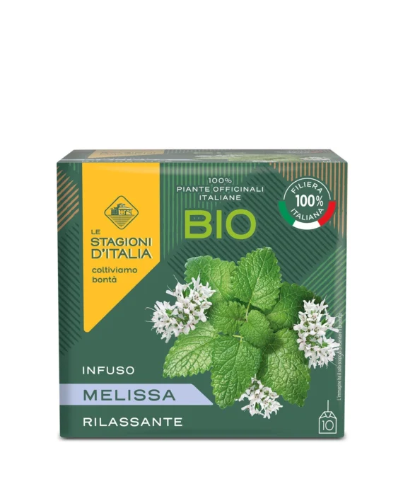 Infuso Di Melissa BIO Filiera Italiana - Le Stagioni d'Italia 10 filtri