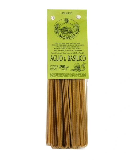 Linguine Aglio e Basilico - Antico pastificio Morelli 250 g