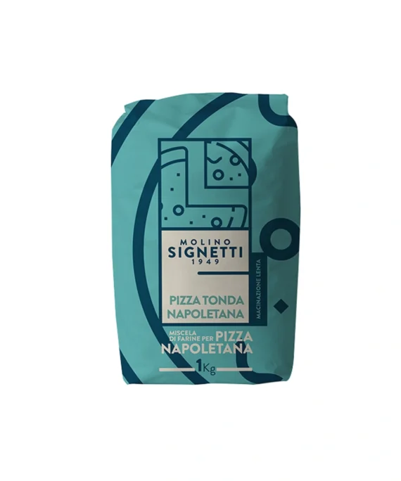 Miscela di Farine per Pizza Tonda Napoletana - Molino Signetti 1 Kg