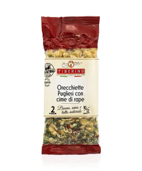 Orecchiette Pugliesi con Cime di Rapa - Tiberino 200 g