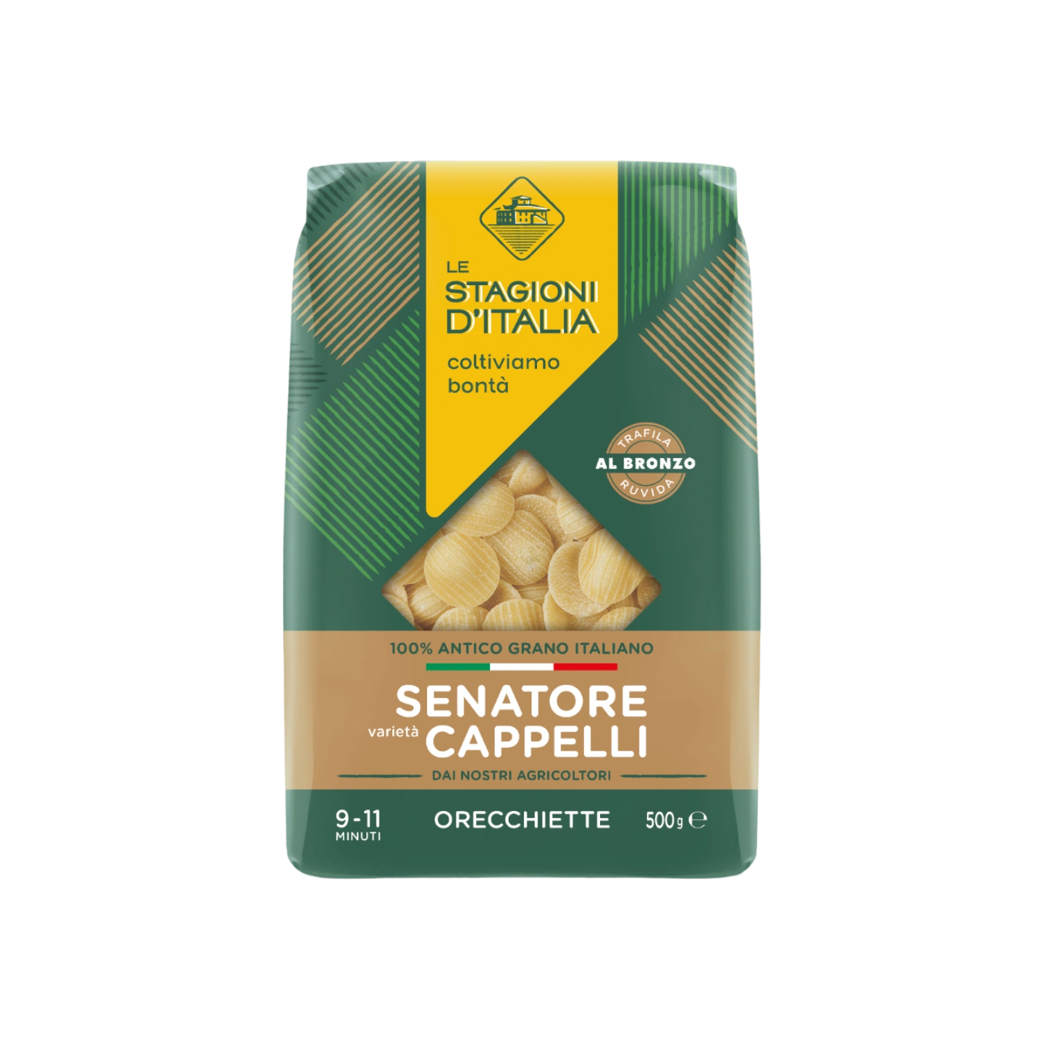 Orecchiette Varietà Cappelli - Le Stagioni d'Italia 500 g Orecchiette Varietà Cappelli - Le Stagioni d'Italia 500 g