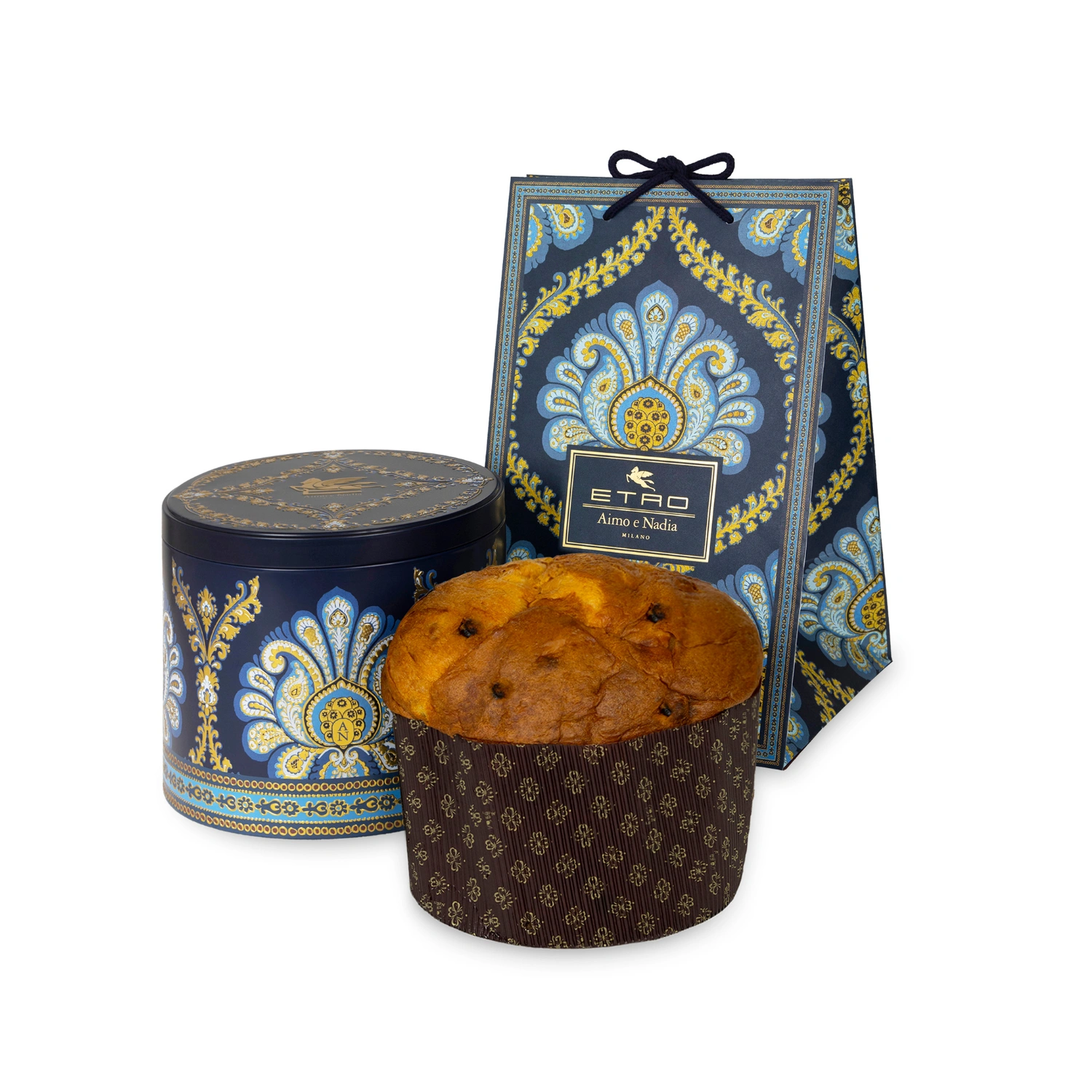 Panettone Tradizionale in Latta 1 Kg - Etro x Aimo e Nadia Panettone Tradizionale in Latta 1 Kg - Etro x Aimo e Nadia