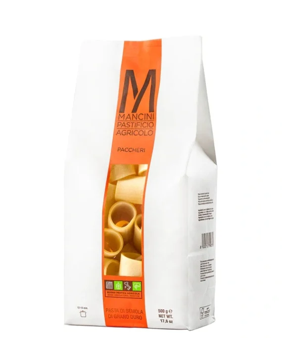 Paccheri di Grano Duro - Mancini Pastificio Agricolo 500 g