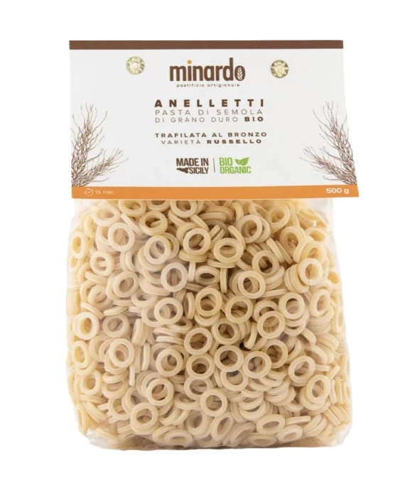 Pasta Anelletti di Semola di Grano Duro - Pastificio Minardo 500 g