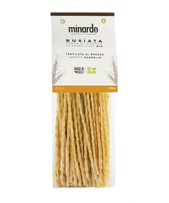 Pasta Busiata Lunga di Semola di Grano Duro  - Pastificio Minardo 500 g
