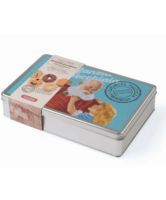 Biscotti Pasticceria Assortita in Latta - Grondona 310 g