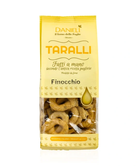 Taralli Tradizionali al Finocchio - Danieli 240 g