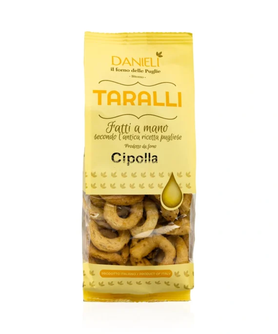 Taralli Tradizionali alla Cipolla - Danieli 240 g