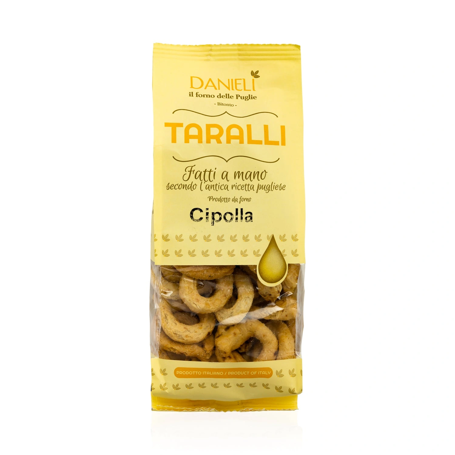 Taralli Tradizionali alla Cipolla - Danieli 240 g Taralli Tradizionali alla Cipolla - Danieli 240 g