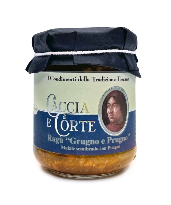 Ragù Grugno e Prugno di Maiale con prugne - Caccia e Corte 180 g