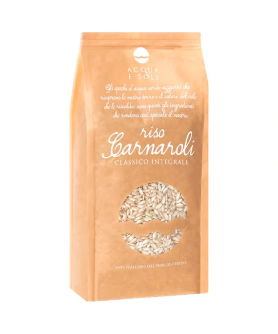 Riso Carnaroli Integrale Classico - Acqua e Sole 1 Kg