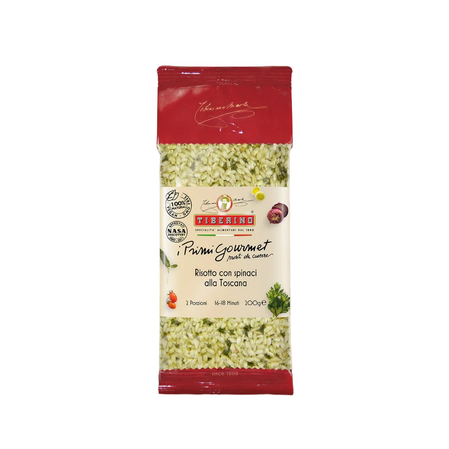Risotto con Spinaci alla Toscana - Tiberino 200 g Risotto con Spinaci alla Toscana - Tiberino 200 g