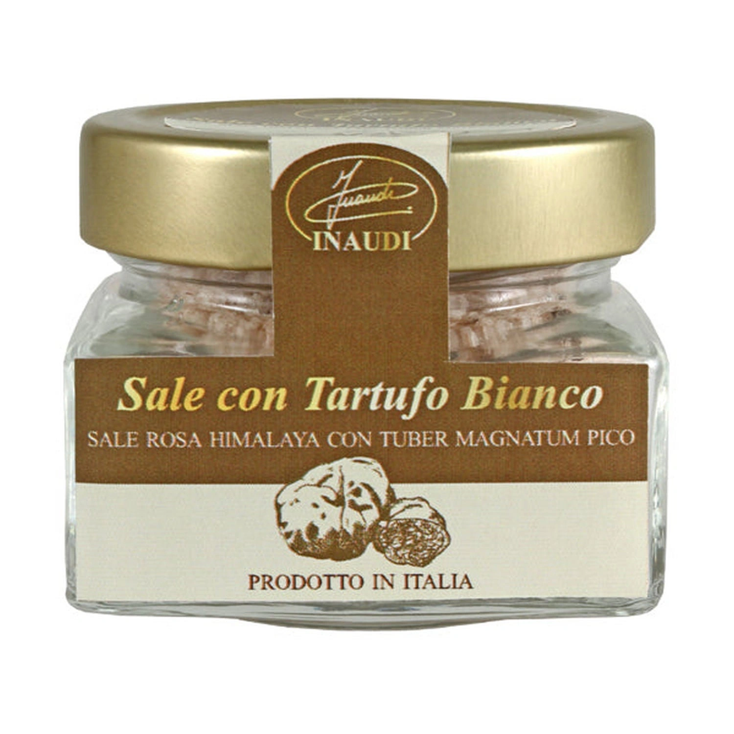 Sale rosa dell’Himalaya con Tartufo Bianco - Inaudi 30 g Sale rosa dell’Himalaya con Tartufo Bianco - Inaudi 30 g