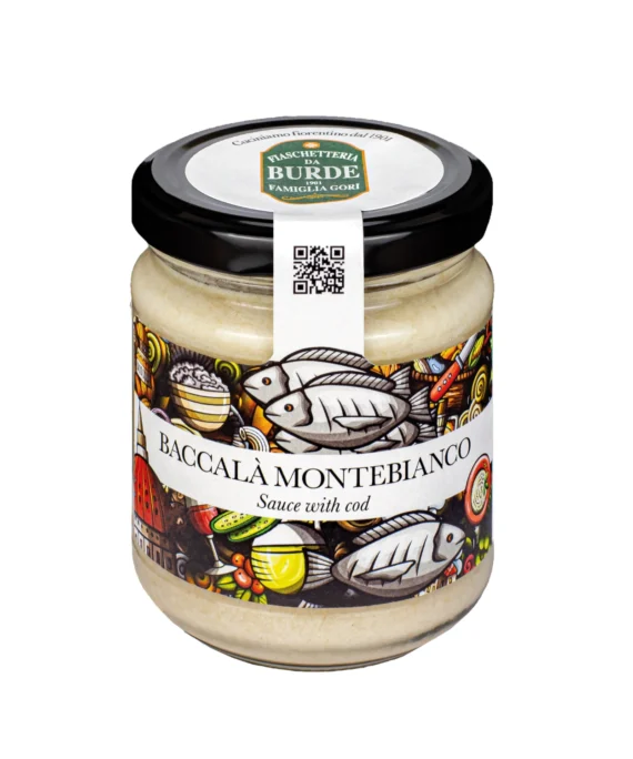 Salsa a base di Baccalà Montebianco - Da Burde 180 g