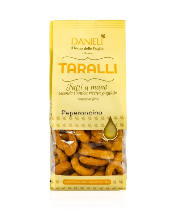 Taralli Tradizionali al Peperoncino - Danieli 240 g