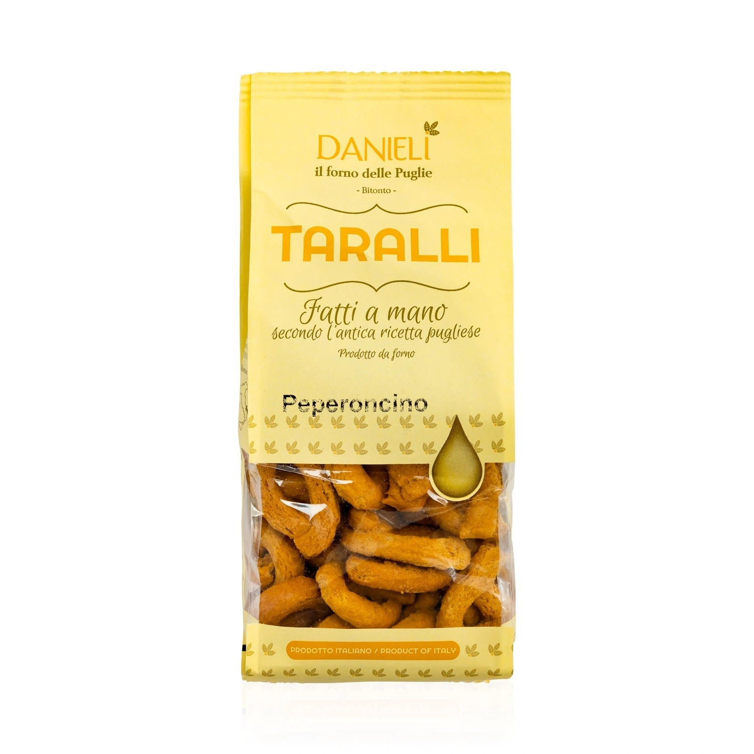 Taralli Tradizionali al Peperoncino - Danieli 240 g Taralli Tradizionali al Peperoncino - Danieli 240 g