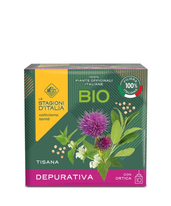Tisana Depurativa BIO con Ortica - Le Stagioni d'Italia 10 filtri
