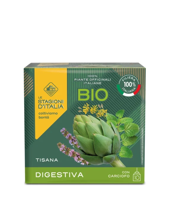 Tisana Digestiva BIO con Carciofo - Le Stagioni d'Italia 10 filtri