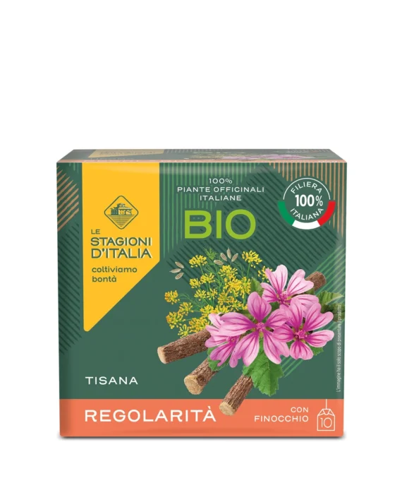 Tisana Regolarità BIO con Finocchio - Le Stagioni d'Italia 10 filtri