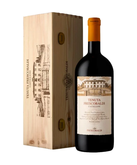 Vino Rosso Chianti Castiglioni Chianti Magnum in Cassa di Legno IGT 2021