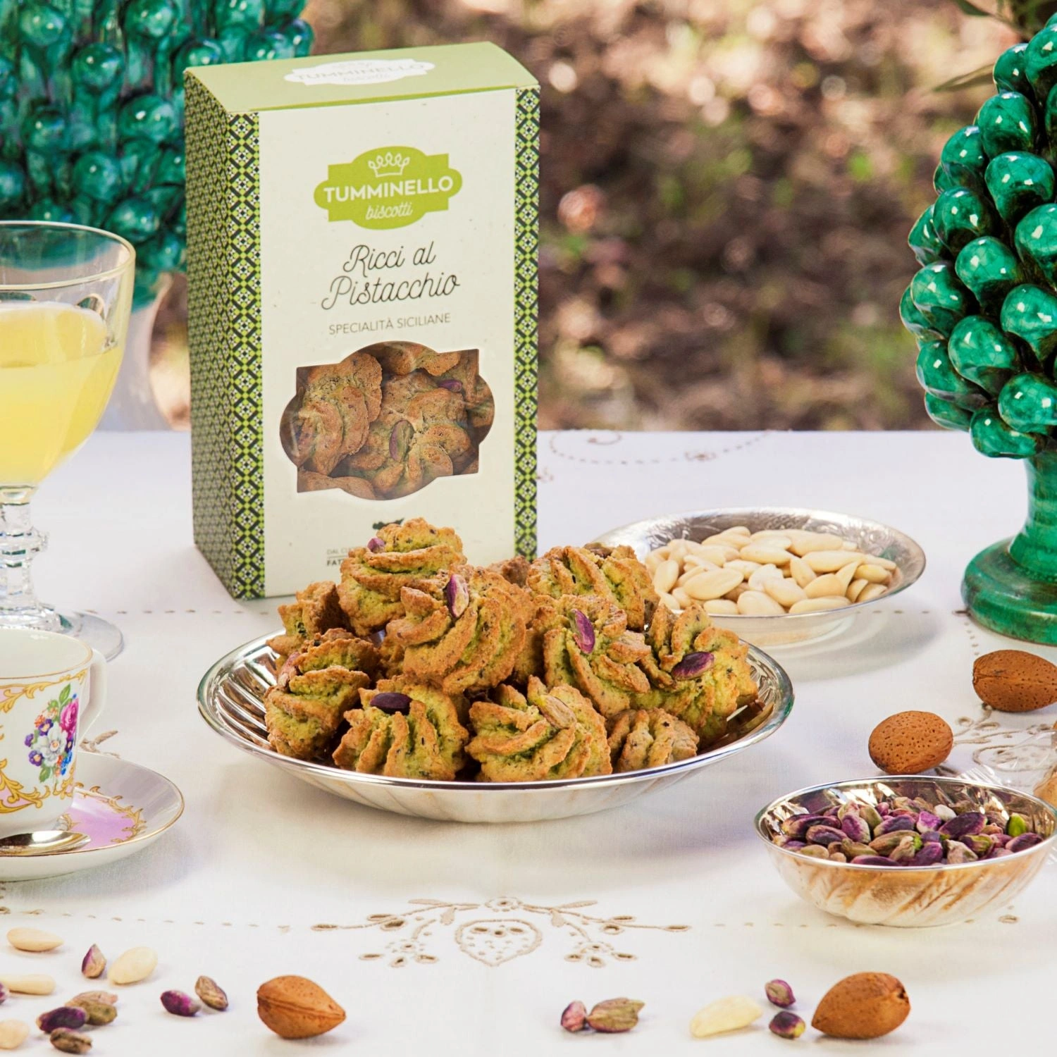 Biscotti Ricci al Pistacchio di Sicilia - Tumminello 220 g 1 Biscotti Ricci al Pistacchio di Sicilia - Tumminello 220 g 1