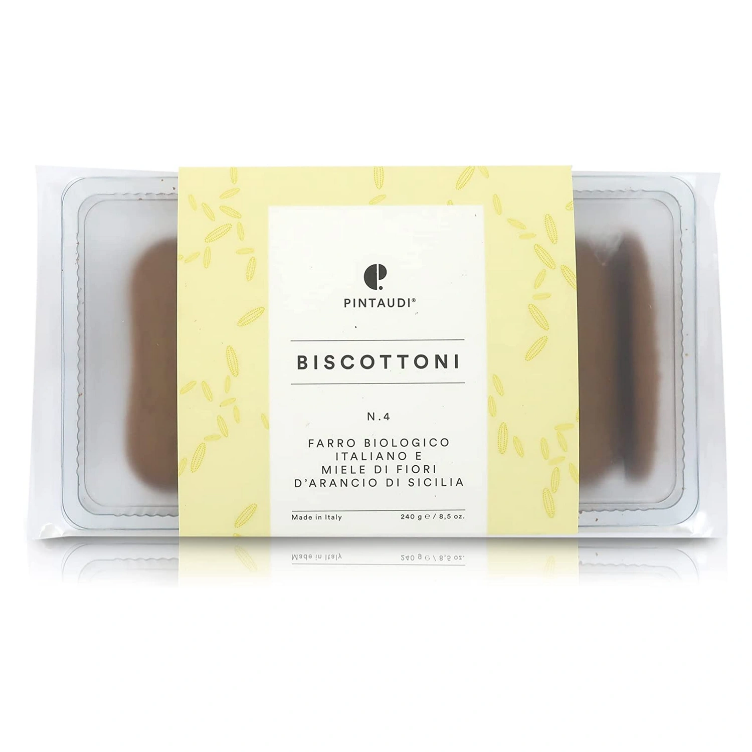 Biscottoni n. 4 Farro BIO Italiano e Miele di Fiori d'Arancio di Sicilia - Pintaudi 240 g 1 Biscottoni n. 4 Farro BIO Italiano e Miele di Fiori d'Arancio di Sicilia - Pintaudi 240 g 1