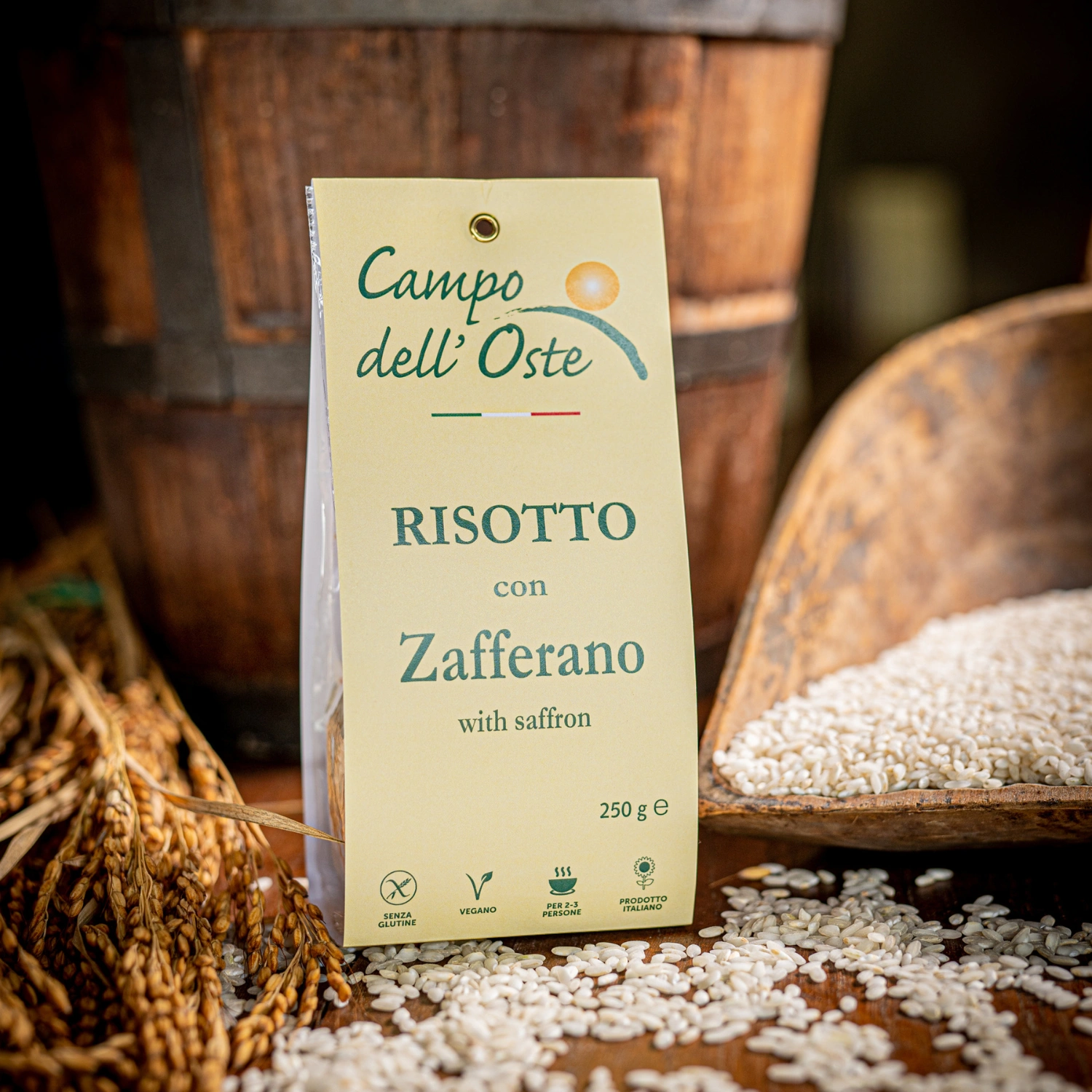 Risotto allo Zafferano - Campo dell'Oste 250 g 1 Risotto allo Zafferano - Campo dell'Oste 250 g 1