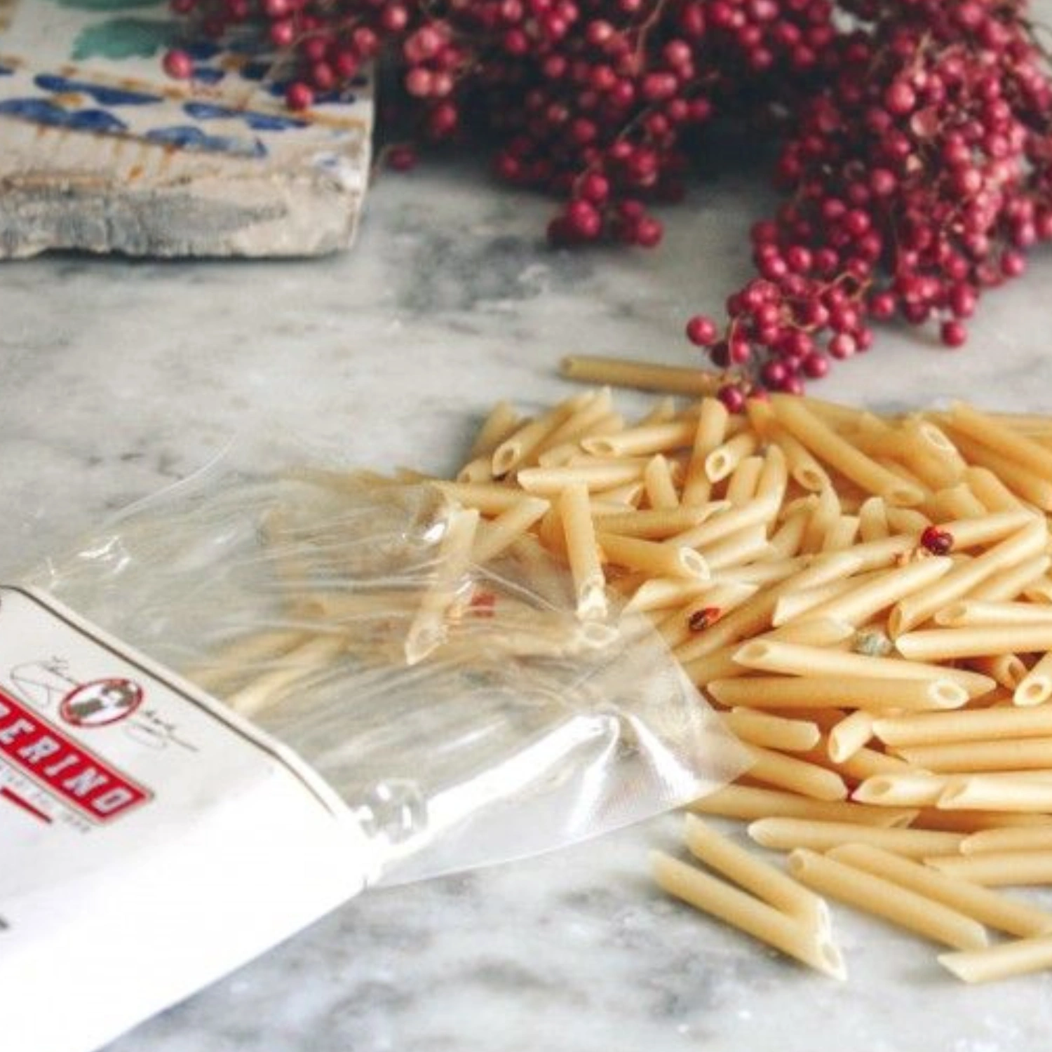 Pennette con Zucchine e Zafferano - Tiberino 200 g 1 Pennette con Zucchine e Zafferano - Tiberino 200 g 1