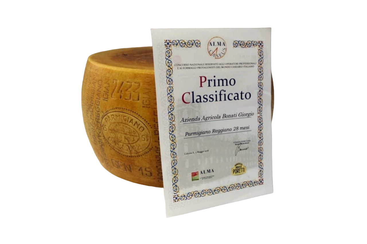 Parmigiano Reggiano Bonat Gran Riserva Extra stagionato 3 anni 4 spicchi - 2 kg 1