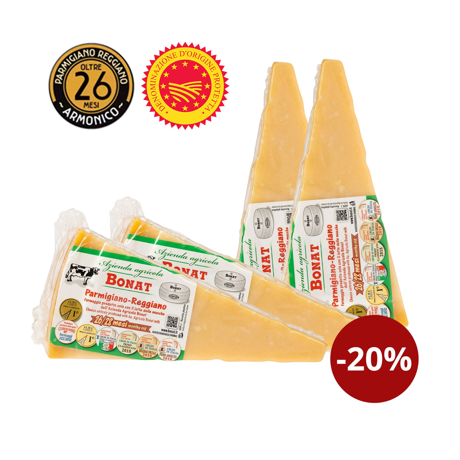 PARMIGIANO REGGIANO 26_28 MESI - 2 Kg