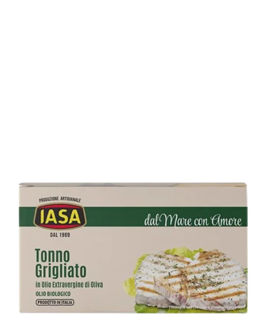 Tonno grigliato in olio extravergine di oliva biologico 145 g