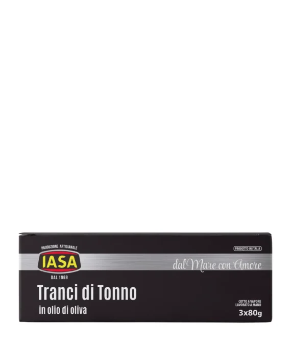 Tranci di tonno rosa in olio d'oliva 3x80 g