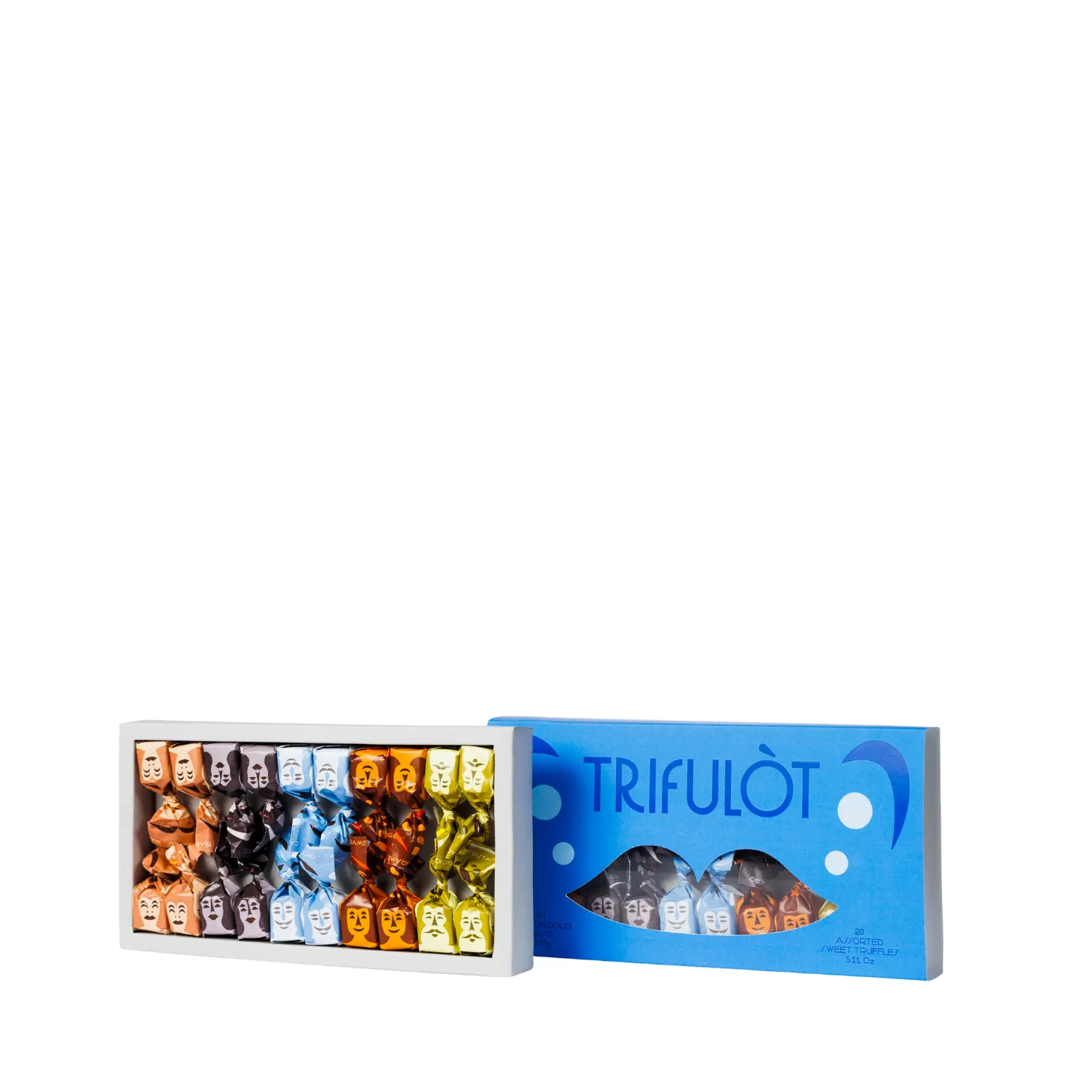 I Trifulòt dolci misti di Tartuflanghe sono una raffinata I Trifulòt dolci misti di Tartuflanghe sono una raffinata