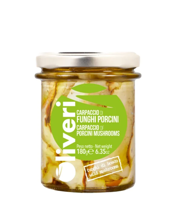 Carpaccio di funghi porcini in olio EVO