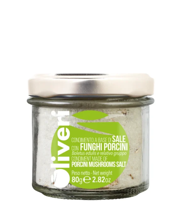 Condimento a base di sale con funghi porcini