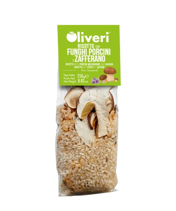 Risotto con funghi porcini e zafferano