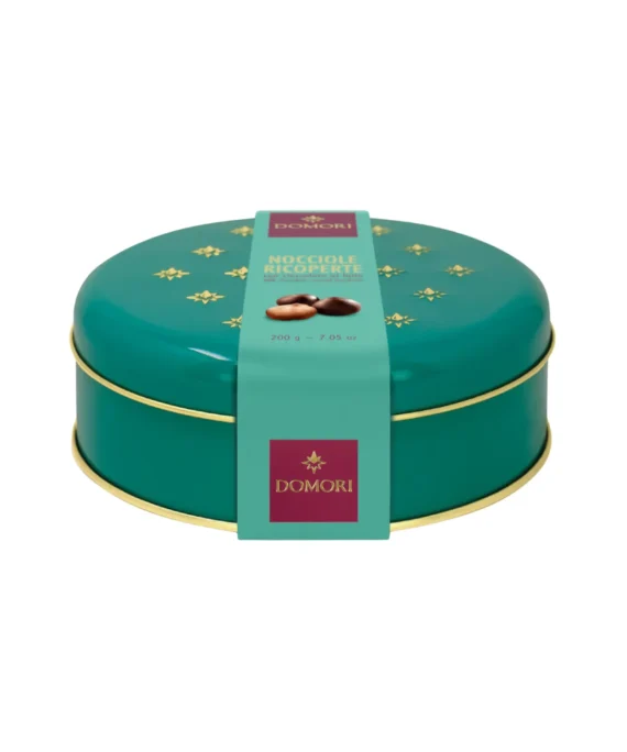 Nocciole Ricoperte di Cioccolato al Latte Confezione In Latta 200 g