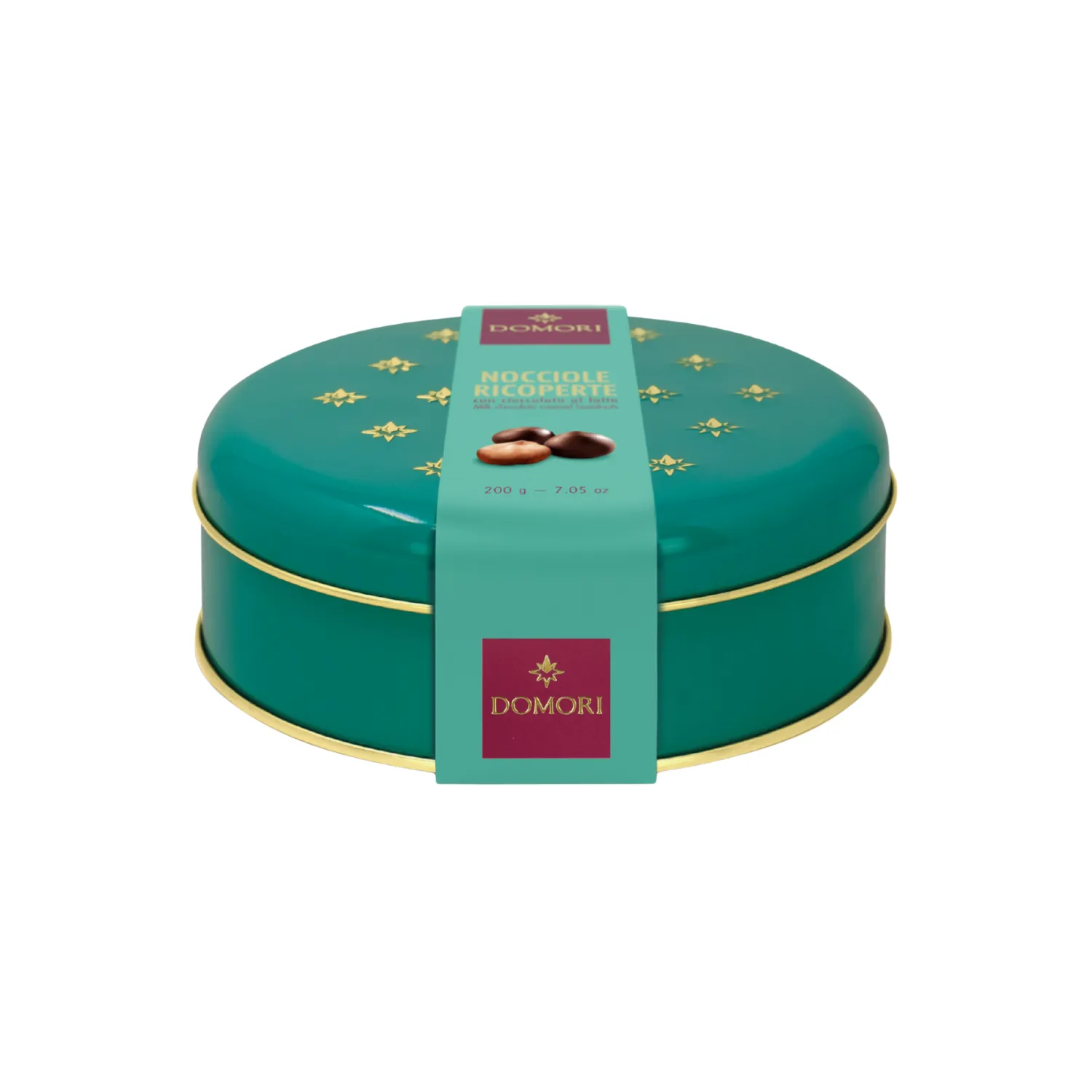 Nocciole Ricoperte di Cioccolato al Latte Confezione In Latta 200 g Nocciole Ricoperte di Cioccolato al Latte Confezione In Latta 200 g