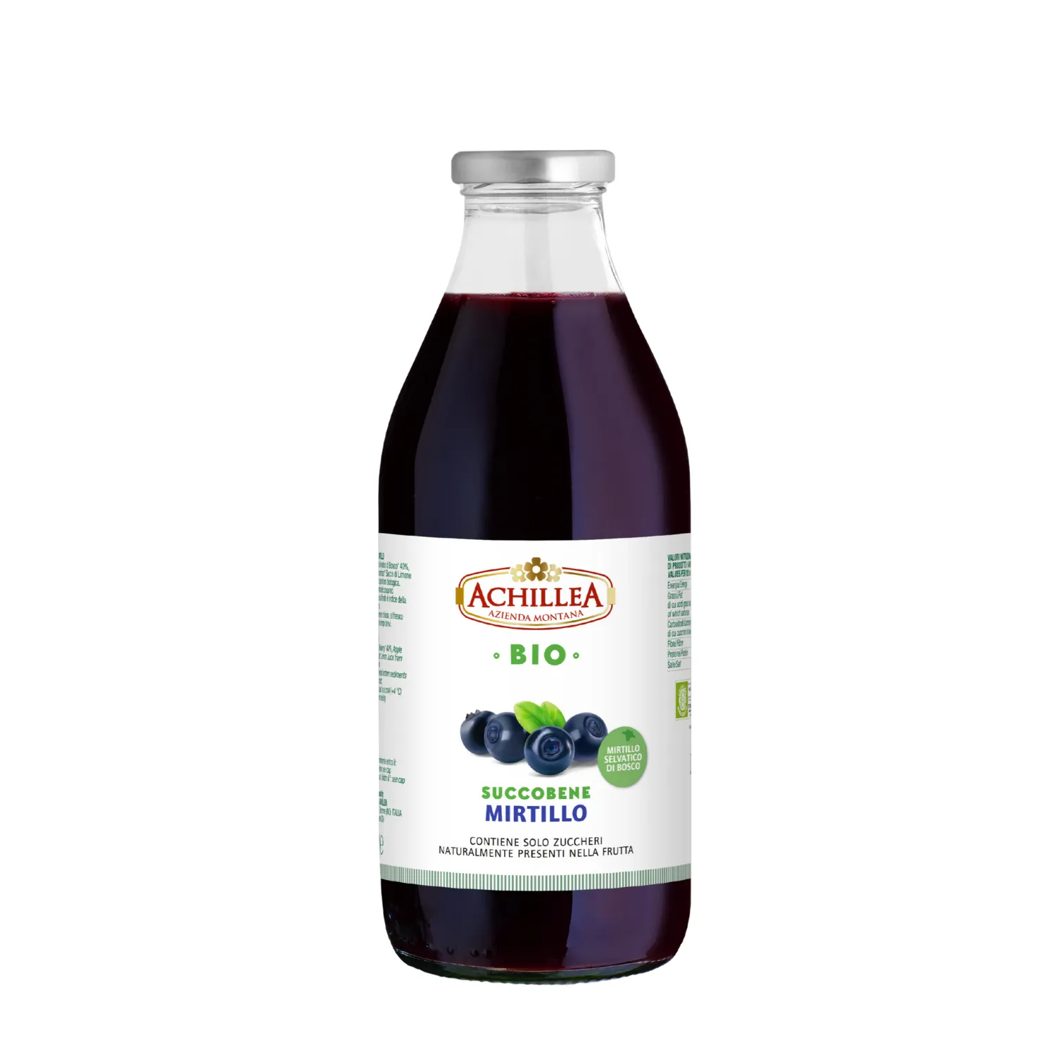 Succobene Mirtillo Selvatico di Bosco Bio 750 ml Succobene Mirtillo Selvatico di Bosco Bio 750 ml