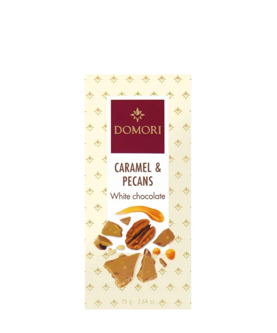 Tavoletta Cioccolato Bianco al Caramello e Noci Pecan Linea Antologia 75 g